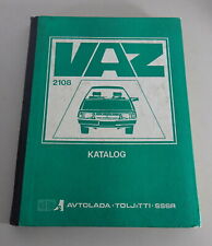Spare parts catalogue Lada Samara 1100/1300/1500 VAZ 2108 3-door edition 1989