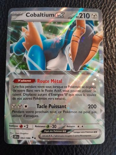 Carte pokemon cobaltium - carte,