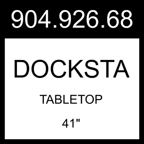 Ikea docksta tabletop black - ikea,