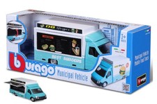 BBURAGO BU32271 CAMION BEST BURGERS MOBILE FOOD TRUCK cm 14 Modellino