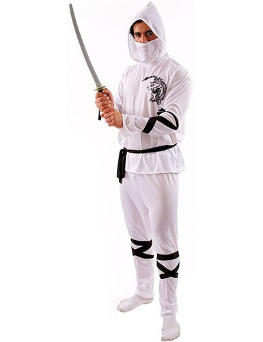 Costume ninja blanc pour - de,