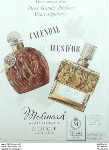 Publicite cosmetique molinard - publicite,