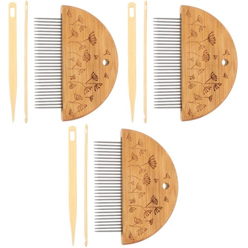 Weaving tool kit with reusable - with,
