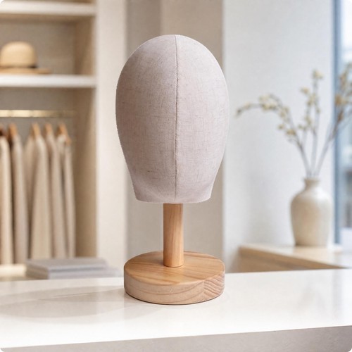 Tête mannequin recouverte - mannequin,