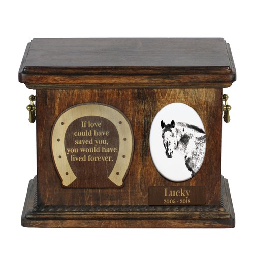 Urne bois appaloosa pour - appaloosa,