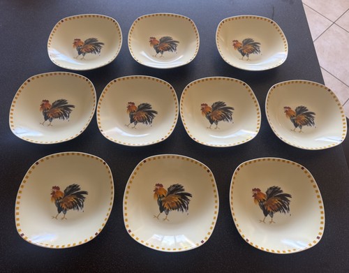 Lot assiettes coq - lot,