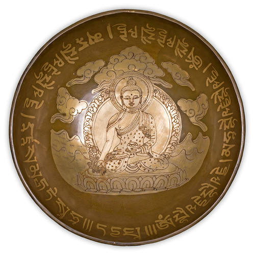 Bol chantant tibétain - tibétain, bouddha