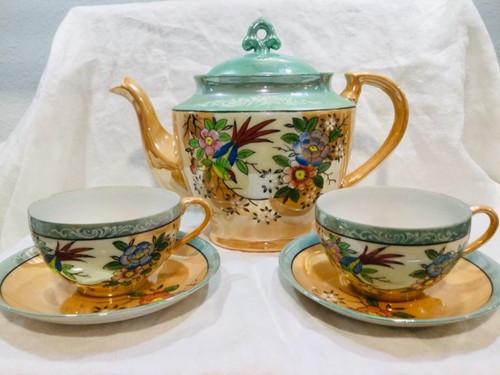Vntg handpainted flowers - vntg, &