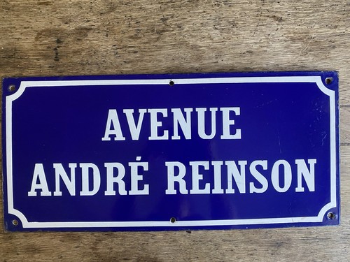 Ancienne plaque émaillée - , de