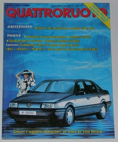 Quattroruote 1988 maserati - 4/1988,