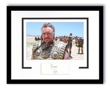 Troy Agamemnon Brian Cox Autographed Signed 11x14 Framed Photo ACOA