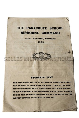 Livret ww2 the parachute - ww2,