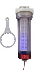 Porte filtre 10 pouces avec lampe de stérilisation led 5w UVC 12 volts