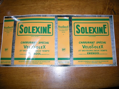 Solex autocollant pour bidon - solex,