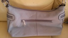 Sac à main gris cuir neuf 