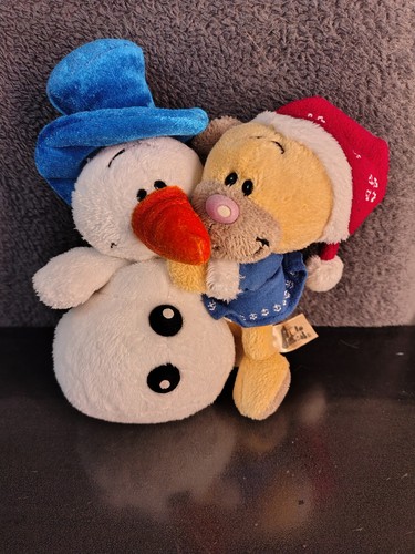 Peluche ours pimboli bonnet - ours,