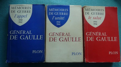 Gaulle mémoires de - mÉmoires, guerre
