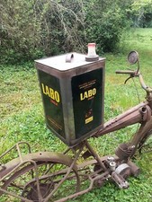 Rare Bidon Huile Labo      20l                          No Castrol Mobil Antar