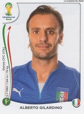 333 ALBERTO GILARDINO # ITALY STICKER PANINI FIFA WORLD CUP BRAZIL 2014