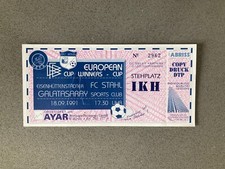 FC Stahl v Galatasaray 1991-92 Match Ticket.