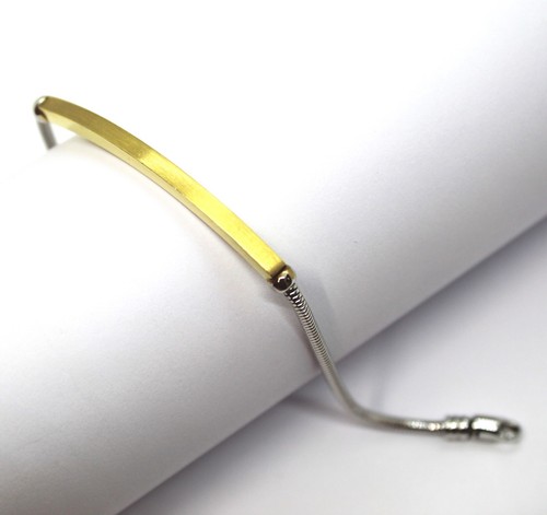 Bracelet snake avec barre - bracelet,