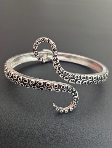 Bracelet poulpe argenté - bracelet,