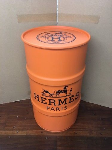Baril déco hermes - déco, métal