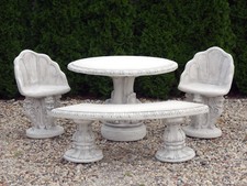 Salon de jardin banc chaises
