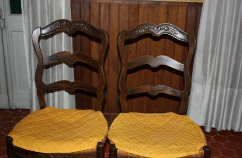 Chaises régence style - chaises,