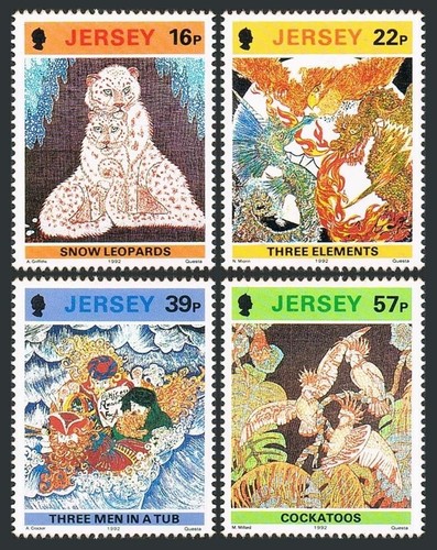 Jersey 600 603 - jersey, 600-603,mnh.michel
