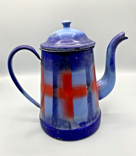 Ancienne cafetière tole - ancienne,