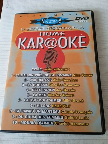 Dvd home karaoké - "home, karaoké"