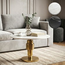 Table basse 60cm ronde Marbre