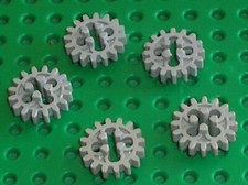 5 x LEGO TECHNIC gear 16 tooth ref 4019 / set 8480 8457 8880 8865 8446