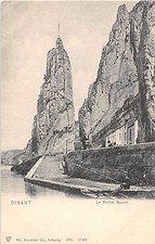 CPA BELGIQUE DINANT LE ROCHER BAYARD (pecheur
