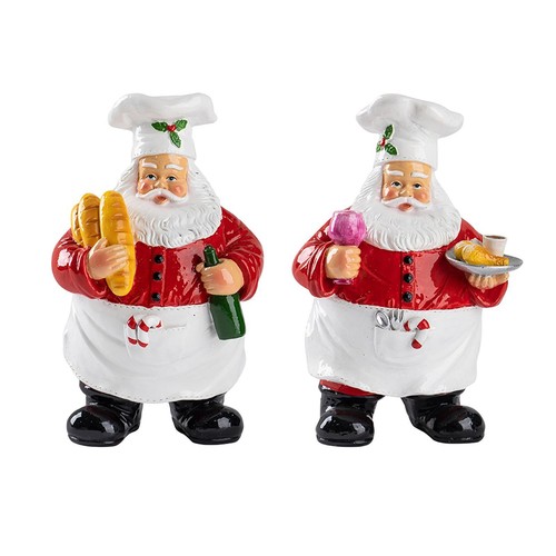 Statue chef père noël - chef,