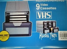 MEDIA BOX POSSO VHS VIDEO CASSETTES