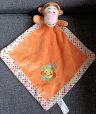 1084🌟Doudou Tigrou Disney Nicotoy Tigger Mouchoir Winnie L'ourson Pooh Orange