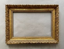 Cadre ancien, cadre doré, fin