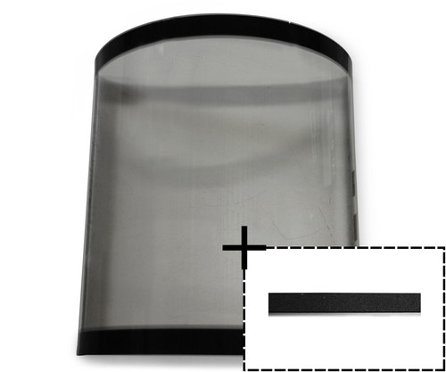Vitre pour poêles à - vitre,