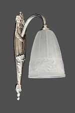 Art Deco wall sconce Des HANOTS / Marcel HUDRY vintage original France 1930s