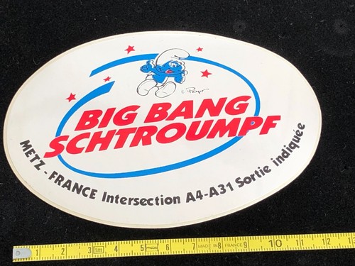 autocollant schtroumpf