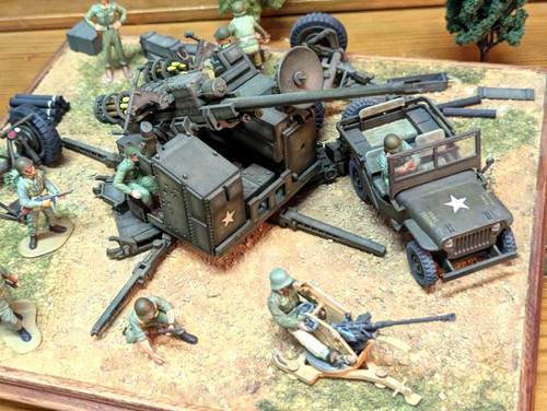 Diorama militaire maquette - diorama,