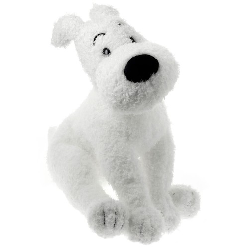 Tintin snowy soft plush 50cm - tintin,