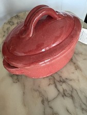 Terrine signée Terres d Hautaniboul en céramique de fabrication artisanale