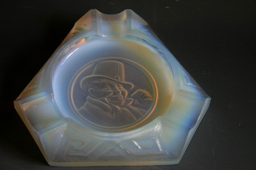 Cendrier art deco verre - deco,