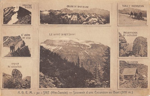 Cpa sixt souvenir d une - cpa, 74