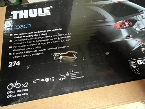 Porte vélos thule coach - thule,