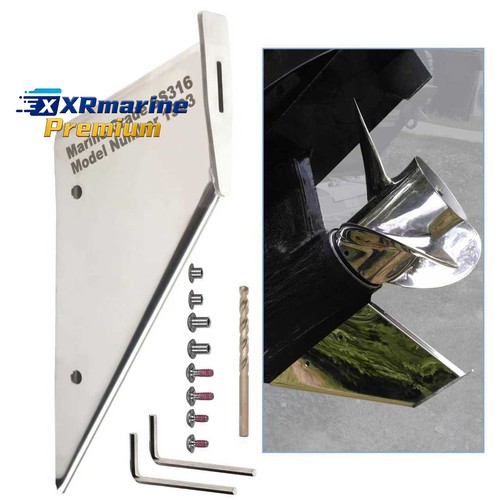 Protège skeg inox - protège-skeg, pour