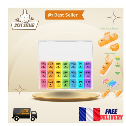 Pilulier semainier pratique - pilulier,